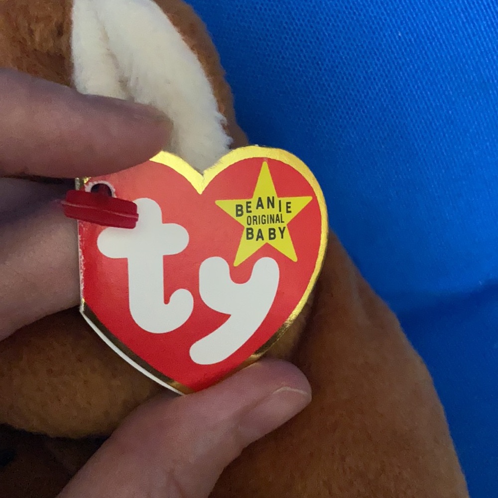 TY Beanie Baby Pouch Kangaroo 1996 NWTS ExcellentCondition - Picture 6 of 11